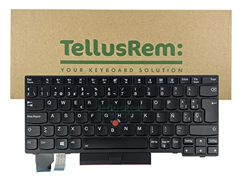 TellusRem ersatztastatur Spanisch Hintergrundbeleuchtung für Lenovo Thinkpad X280 X390 X395 von TellusRem
