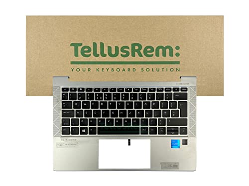 TellusRem ersatztastatur UK Nicht Hintergrundbeleuchtung für HP 830 G7 830 G8 von TellusRem