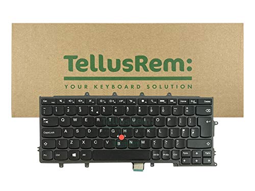 TellusRem ersatztastatur UK Nicht Hintergrundbeleuchtung für Lenovo Thinkpad X230s X240 X240S X240I X250 X260 X270 von TellusRem
