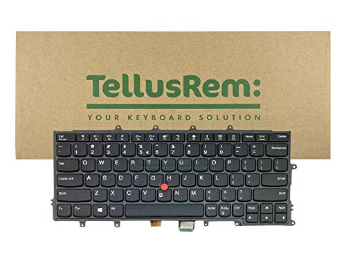 TellusRem ersatztastatur US International Nicht Hintergrundbeleuchtung für Lenovo Thinkpad X230s X240 X240S X240I X250 X260 X270 von TellusRem