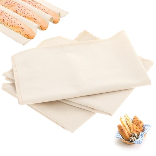 3 Stück Bäckerleinen Leinentuch Brot Backen 36×45 cm Beige Teige Teigtuch Natur Bäckerleinen Gärfolie für Brotbackzubehör Strudeltuch zur Teigzubereitung Backen für Bäcker Einsteiger 3 Stück Bäckerleinen Leinentuch Brot Backen 36×45 cm Beige Teige Teigtuch Natur Bäckerleinen Gärfolie für Brotbackzubehör Strudeltuch zur Teigzubereitung Backen für Bäcker Einsteiger von Telooco