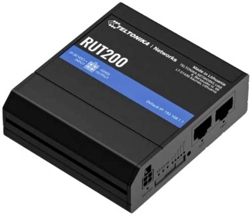 Teltonika RUT200 WLAN Router Integriertes Modem: LTE 2.4GHz von Teltonika