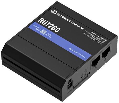 Teltonika RUT260 WLAN Router Integriertes Modem: LTE 2.4 GHz Teltonika RUT260 WLAN Router Integriertes Modem: LTE 2.4 GHz von Teltonika