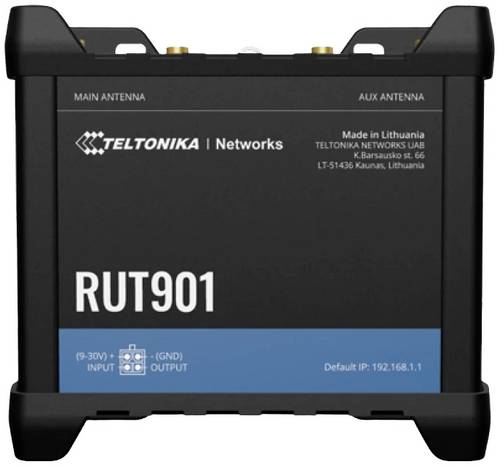 Teltonika RUT901 WLAN Router Integriertes Modem: LTE 2.4GHz Teltonika RUT901 WLAN Router Integriertes Modem: LTE 2.4GHz von Teltonika