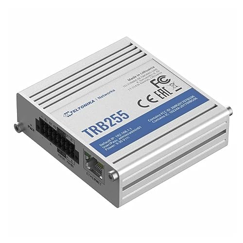 Teltonika TRB255 Industrial M2M LTE CAT-M1 TRB255000000, SNMP, W125727570 (CAT-M1 TRB255000000, SNMP, TCP, UDP, IPv4, IPv6, ICMP, NTP, DNS, HTTP, HTTPS, FTP, SMTP, SSL v3, TLS, ARP,) von Teltonika