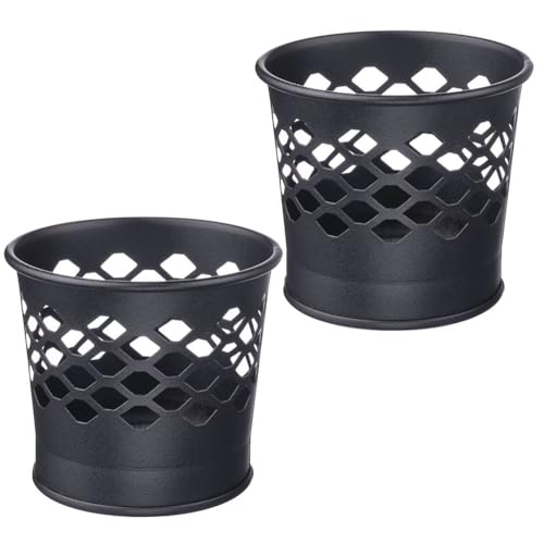 Dekorativer Teelichthalter aus Metall, Anthrazit, 7 cm, 2er-Set – Stilvolle Atmosphäre mit Perforationsmuster für Teelichter und Duftkerzen Dekorativer Teelichthalter aus Metall, Anthrazit, 7 cm, 2er-Set – Stilvolle Atmosphäre mit Perforationsmuster für Teelichter und Duftkerzen von Telvesse