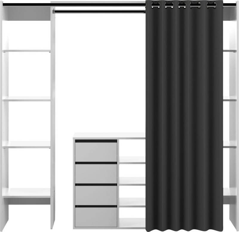 TemaHome Kleiderschrank TOM ausziehbar auf 185,3 cm von TemaHome