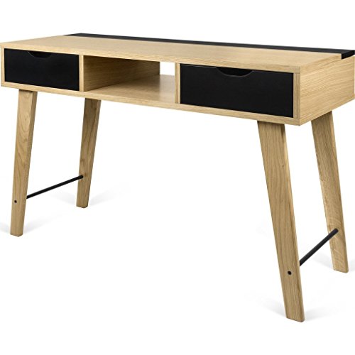 Symbiosis TemaHome Lime Spielekonsole mit Schubladen, Holz, Eiche und Schwarz, 120 x 45 x 79 cm von TemaHome