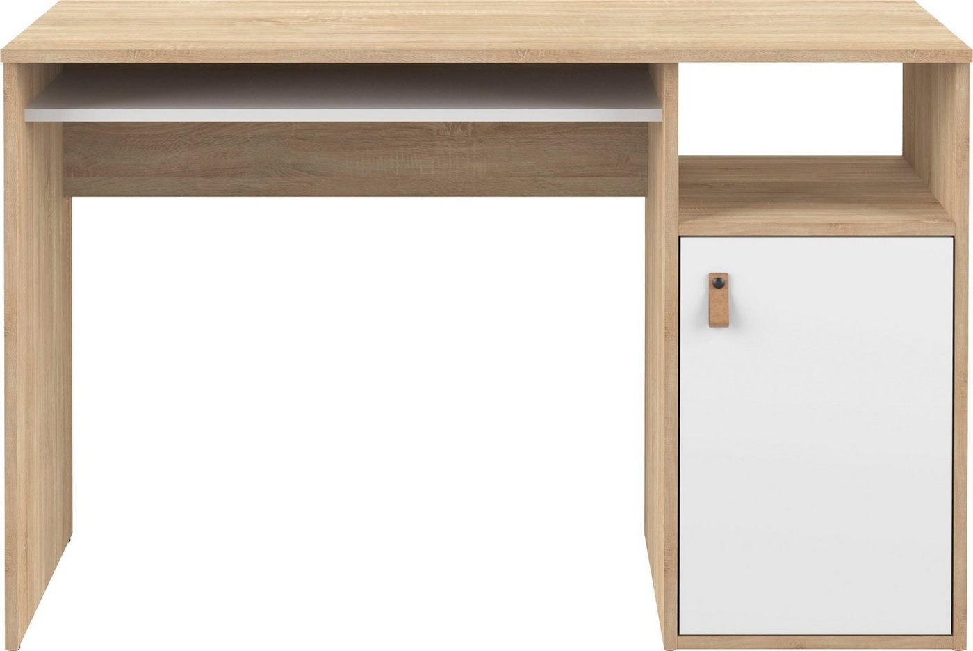 TemaHome Schreibtisch OXFORD, Ledergriff von TemaHome