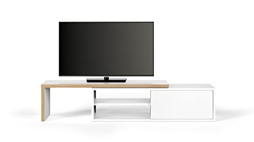 TEMAHOME, Move TV Tisch, 110x35x31 cm, weiß/multiplex von TemaHome