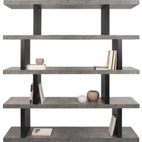 TemaHome Mehrzweckregal "Step", in moderner Beton- und Rahmenoptik, Breite 163 cm von Temahome