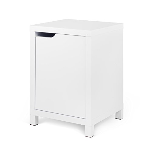 Temahome Basics Small Sideboard, Spannplatte/MDF, mattweiss, 34x34x50 cm von TemaHome