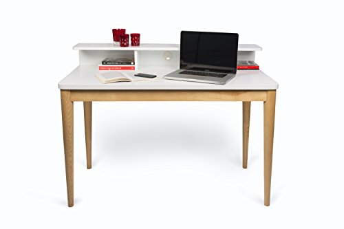 TemaHome Xira Schreibtisch, Holz, Eiche und Weiß, 120 x 60 x 90 cm TemaHome Xira Schreibtisch, Holz, Eiche und Weiß, 120 x 60 x 90 cm von Symbiosis