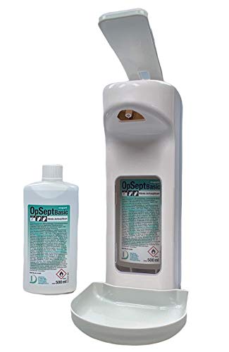 Temdex Desinfektionspender & Seifenspender aus Kunststoff für 500 ml Gebinde von Temdex