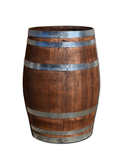 100 Liter Holzfass, neues Fass, Weinfass aus Kastanienholz (Fass palisanderfarben geschlossen) von Temesso