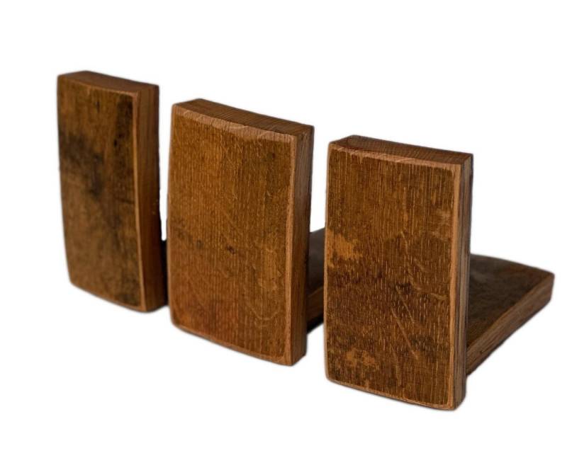 Temesso Blumentopfuntersetzer Füße GEÖLT für Holzfass 3er Set von Temesso