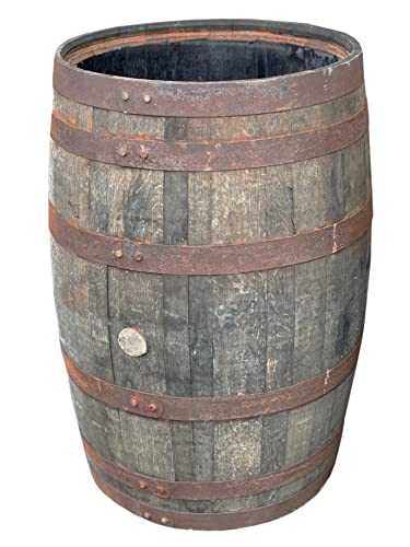Temesso Originales schottisches Whiskyfass als Regentonne, Eichenfass, Holzfass, Whiskey Fass 190 Liter (190 L) von Temesso