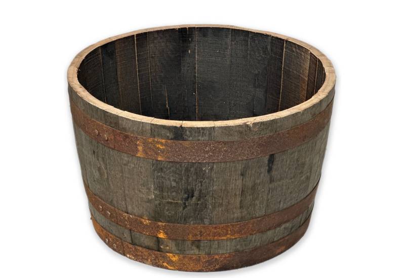 Temesso Pflanzkübel D 65cm - Halbes originales schottisches Whiskyfass von Temesso