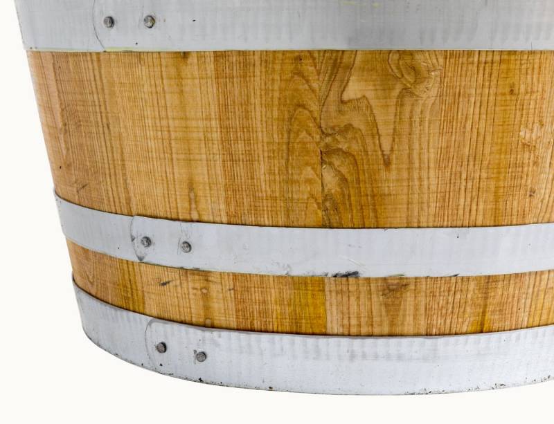 Temesso Stehtisch 100 oder 150 Liter - Holzfass geölt - geschlossen als Stehtisch - neu von Temesso