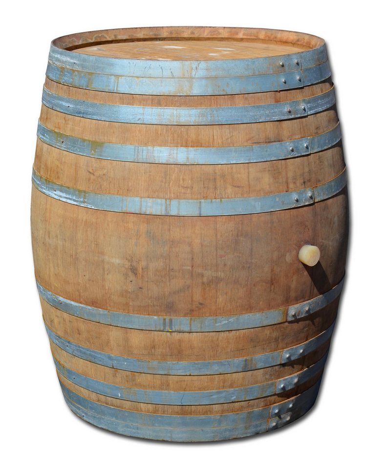 Temesso Stehtisch 500L großes Weinfass geschlossen als Stehtisch von Temesso