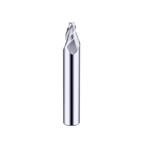 Temhyu 0,5 1 1,5 2 3 8 10 15 Grad Hartmetall konischer Schaftfräser Winkel CNC-Bearbeitungsschneider Metallfräser(1.0x0.5deg D4x50,BF2055) von Temhyu