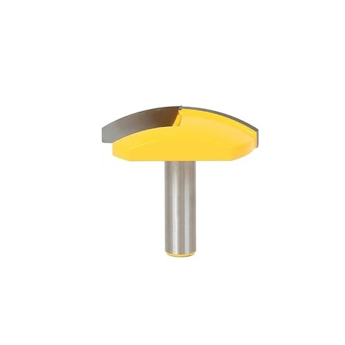 Temhyu 12 mm Schaft, horizontaler Kronenfräser, CNC-Fräser, großer Schüsselfräser, Messer, Holzbearbeitungsschneider(12mmX63.5mm) von Temhyu