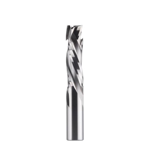 Temhyu 3,175mm 4mm 6mm Schaft Kompression Fräser Holzbearbeitung Down Cut 3 Flöten Spirale CNC Werkzeug Hartmetall schaftfräser Router Bits(SP3FC-D6.0-L25) von Temhyu