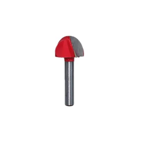 Temhyu 6/6,35mm Schaft Ball Nase Router Bit Runde Fräser for CNC Radius Core Box Vollhartmetall Bohrer holzbearbeitung Werkzeuge(B-01) von Temhyu