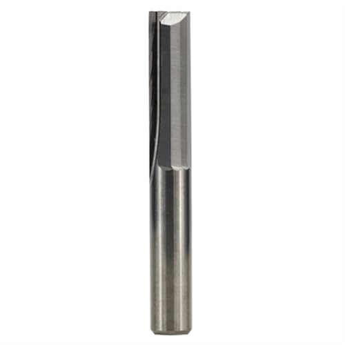 Temhyu 6mm Schaft 2 Flöte Gerade Schaftfräser Hartmetall CNC Router Bit Gravur Bit Gerade Schlitz Fräser Holzbearbeitung Werkzeug(6x32mm) von Temhyu