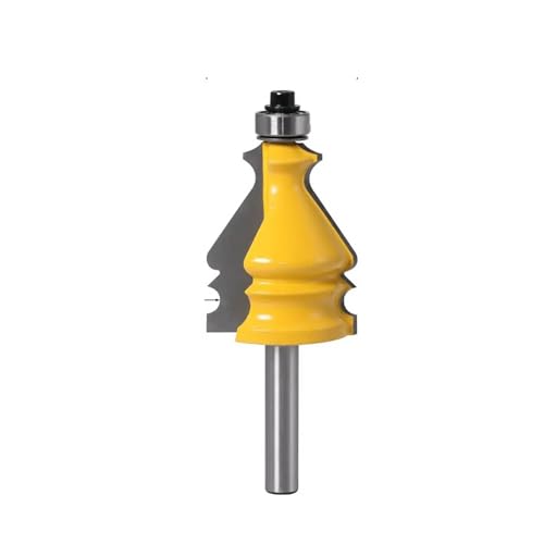 Temhyu 8mm Schaft Gehäuse Basis Molding Router Bit Set CNC Linie Messer Holzbearbeitung Cutter Zapfen Cutter for Holzbearbeitung Werkzeuge(NO4) von Temhyu