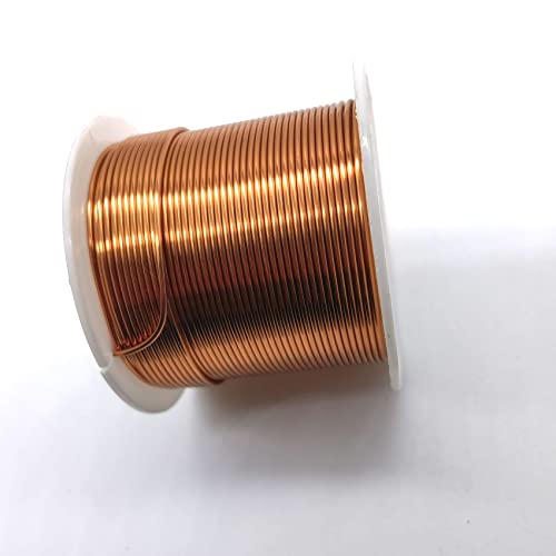 Temhyu-Emaillierter Draht Emaillierter Kupfer-emaillierter Magnet-Wickeldraht 2 2AWG 30AWG 43AWG 0.0 5mm 0,11 mm 0,43 mm 0,13 mm 0,3 mm QA-1/155 for Magnete (Color : OD 0.07mm, Size : Weight 100g) von Temhyu