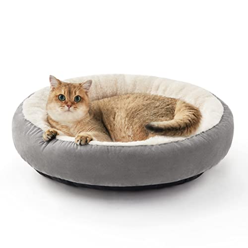Tempcore Katzenbett für Indoor-Katzen, maschinenwaschbar, 50,8 cm Haustierbett für Katzen oder kleine Hunde, rutschfeste und Wasserabweisende Unterseite von Tempcore