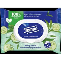 Tempo Feuchtes Toilettenpapier Grünem Tee und Gurke 1-lagig Tempo Feuchtes Toilettenpapier Grünem Tee und Gurke 1-lagig von Tempo