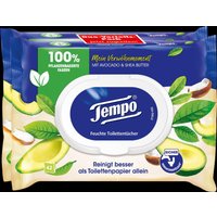 Tempo Feuchtes Toilettenpapier Avocado und Shea Butter 1-lagig Tempo Feuchtes Toilettenpapier Avocado und Shea Butter 1-lagig von Tempo