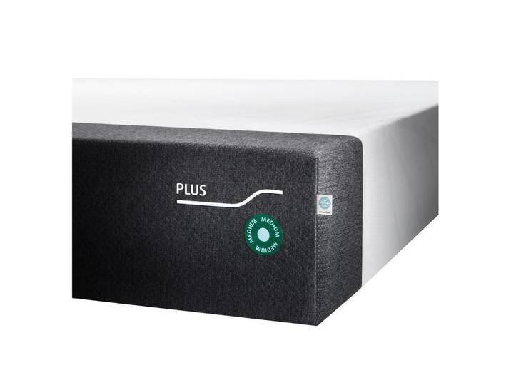 Tempur MATRATZE FORM PLUS MEDIUM, Weiß, Anthrazit, Füllung: Viskoelastischer Kern, rechteckig, 80x200 cm, Bezug abnehmbar/waschbar, Über- und von Tempur