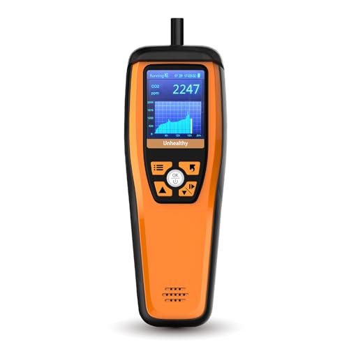 Temtop CO2-Messgerät, Kohlendioxid-Messgerät, Luftqualitätsmessgerät für CO2-Partikel PM2.5 PM10, Luftqualitätsmessgerät für den Hausgebrauch, M2000C 2nd von Temtop
