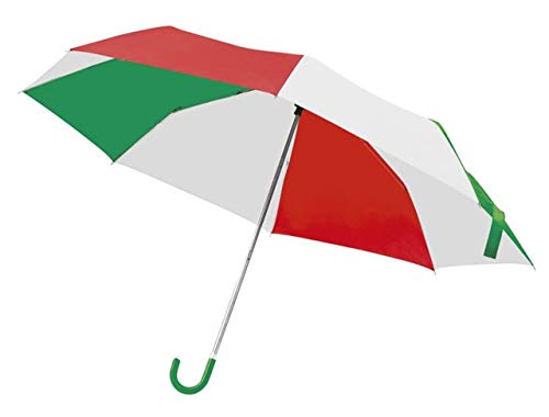 FALTREGENSCHIRM ITALIENISCHE FLAGGE cod.EL21064 cm 97x97x60h by Varotto & Co. von Ten