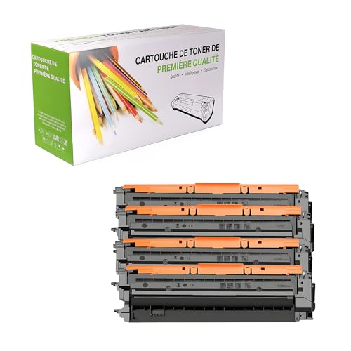 TenFenk Kompatible Tonerkartusche Als Ersatz Für HP W9010MC W9011MC W9012MC W9013MC Für Die Verwendung Mit HP Color Laser Enterprise E85055DN Drucker, 4Er-Pack,4p von TenFenk
