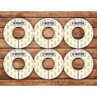 Benutzerdefinierte Baby-Schrankteiler | Gold Ananas 056 von TenLittleToesDesigns