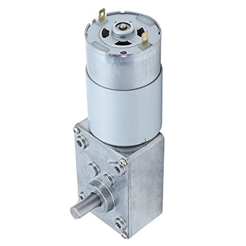 5840-555 Schneckengetriebemotor, 12 V/24 V Turbo-Schneckengetriebemotor 12-470 U/min Selbsthemmender Turbinengetriebemotor 2-End-Kugellager Schneckengetriebemotor für Haushaltsgeräte(12V,260RPM) von TenNuoDa