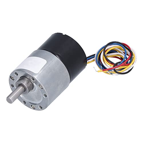 JGB37-3525 Getriebemotor, DC 24V 12RPM-960RPM Elektrischer Micro-Untersetzungsgetriebemotor Hohem Drehmoment Reversibler Bürstenloser Reduzierer-Elektromotor Geräuscharmer Getriebemotor(22RPM) von TenNuoDa