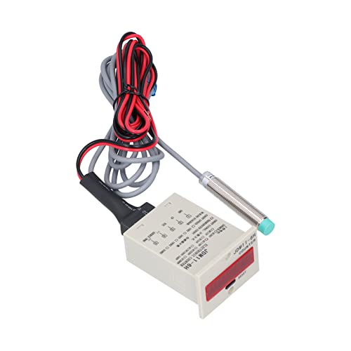 TenNuoDa BEM-04NK-L-CT Digitaler elektronischer Zähler, JDM11‑6H Metallsensor Digitaler elektronischer Zähler Lichtschranke Sensor für Metallobjekte Kontakt Induktionsfeld Reset(DC12-24V) von TenNuoDa