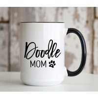 Doodle Mom Becher 15Oz Kaffeetasse | Niedlicher Lustiger Spruch Geburtstag Weihnachten Muttertag Geschenk Idee Für Hund Mama Frauen Oma Teen Freund von TenSquared