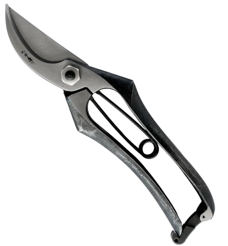 Professionelle Gartenschere, handgeschmiedet, mit ergonomischem Griff, 20 cm, Onoyoshi A-200-2, Made in Japan von Tenartis