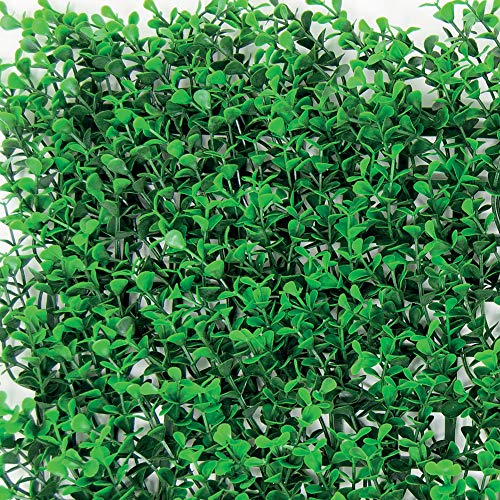 TENAX Divy Panel Buxus Intense 0,5x1 m Grün, Synthetische Hecke mit Buchsbaumblättern aus zusammensetzbaren Modulen zur vertikalen Gartenwanddekoration von TENAX