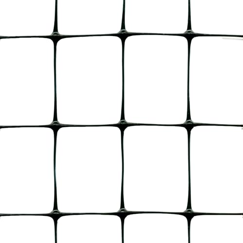 Tenax Cintoflex D 1,50x100 m Schwarz, Kunststoffzaun, Zaunnetz, Zäune für Haustiere und Garten, landwirtschaftliche Zäune von TENAX