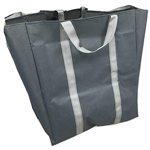 TENAX Glamour Square Bag Grau Fassungsvermögen 90 l, Gartentasche zum Sammeln von Blättern, aus Polyester von TENAX