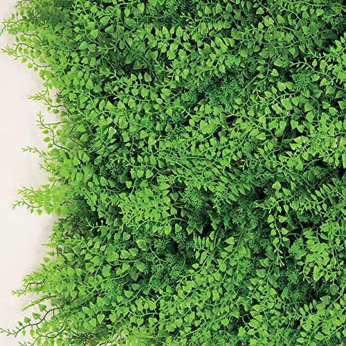 Tenax Synthetische Hecke für Gartenwand, vertikal, Typ Farn, Divy 3D Panel Fern 0,50 x 1 m, für Dekoration und Abschirmung, Grün von Tenax