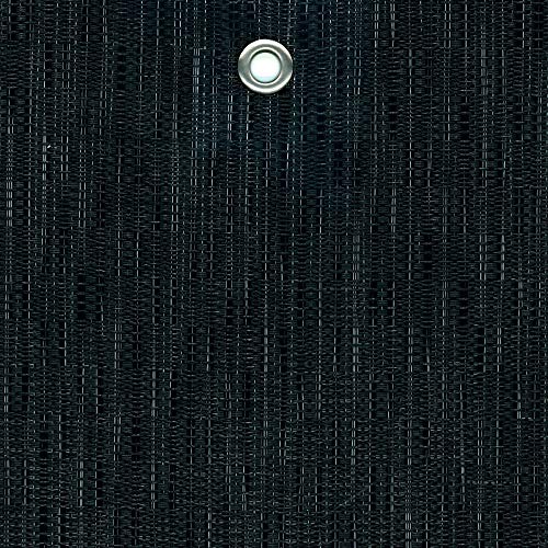 TENAX Texstyle All Black 1,00x5 m Schwarz mit silberfarbenen Metallic-Fäden, Dekoratives Sichtschutznetz aus PVC und Polyester TENAX Texstyle All Black 1,00x5 m Schwarz mit silberfarbenen Metallic-Fäden, Dekoratives Sichtschutznetz aus PVC und Polyester von TENAX