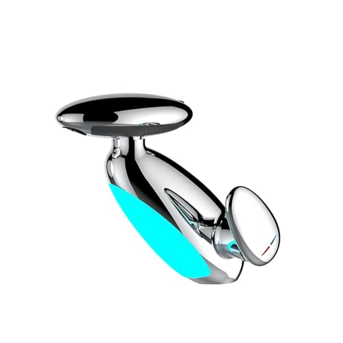 4 Mode Rotating Pull-Out Smart Faucet with LED, 360° Adjustable Bathroom Sink Faucet, Multi-Functional Water Flow, Temperature-Sensing (Silver) von Tencipeda